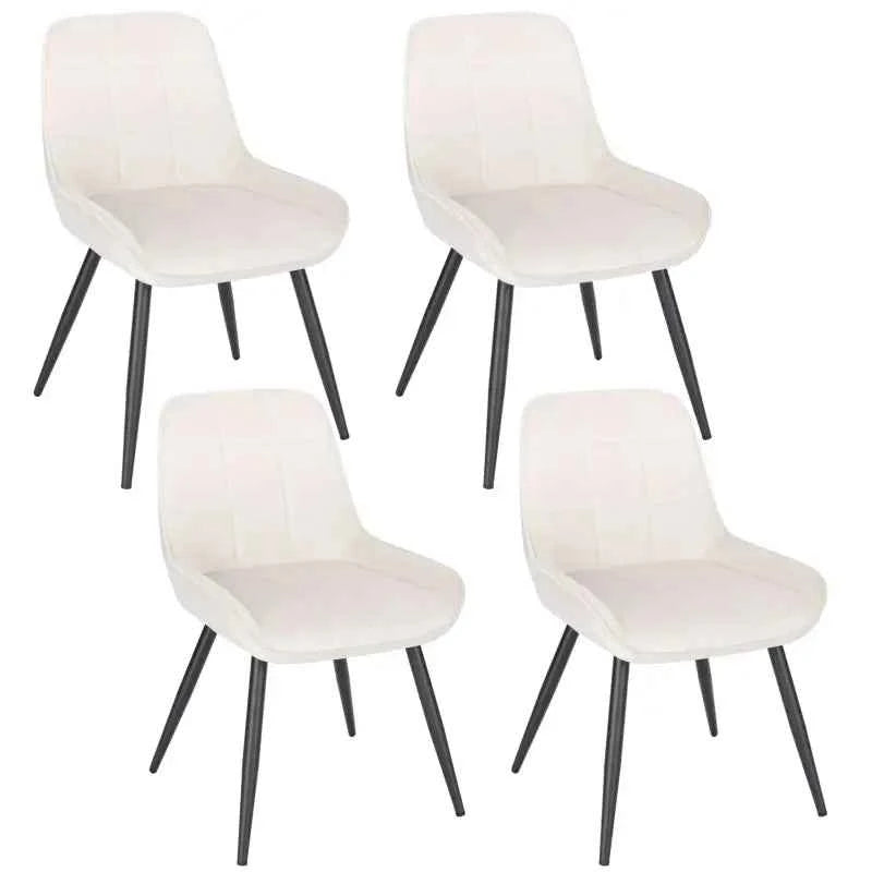 BukkitBow - Comfortabele Eetkamerstoelen - van Faux Leer of Fluweel