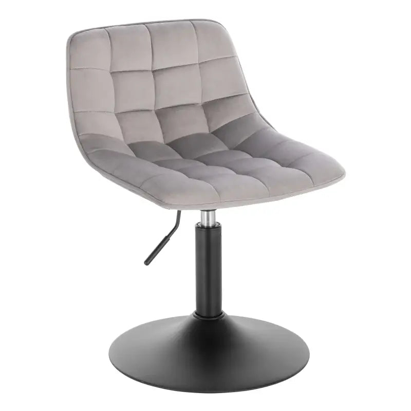 BukkitBow - Draaibare Barkruk - Fluweel of Chenille met Poot van Staal - Verstelbaar - 20 kg Draagvermogen