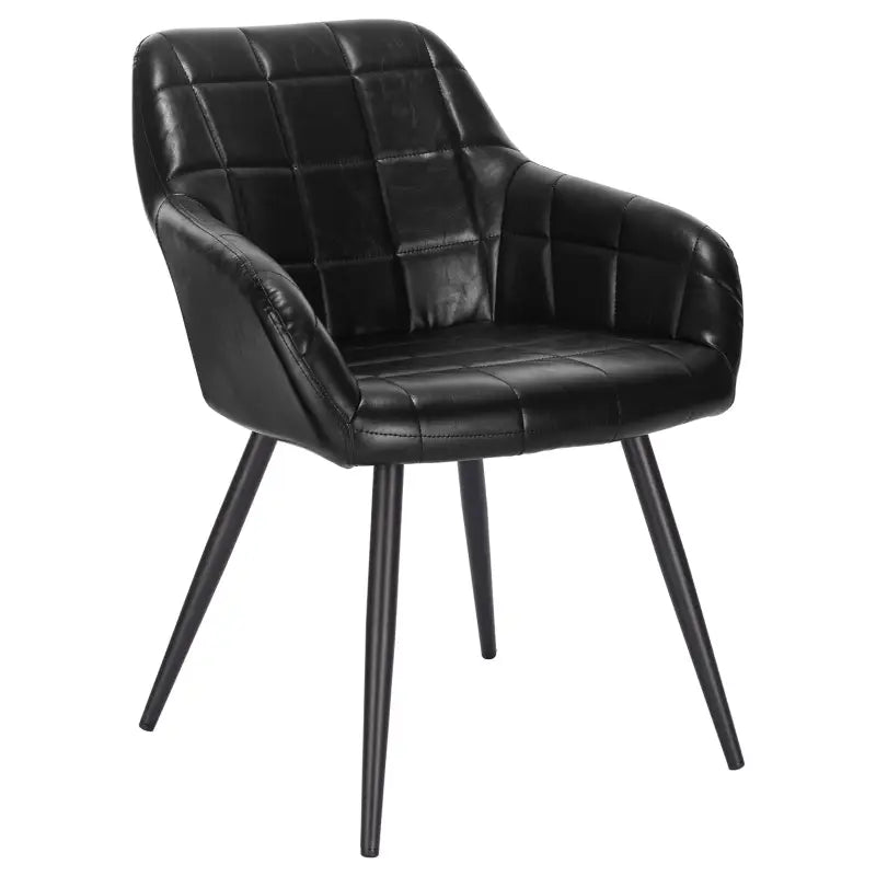 BukkitBow - Eetkamerstoel - Lederen/Stoffen/Linnen Stoel - Comfortabel & Ergonomisch - Stevig & Duurzaam - Zithoogte: 47CM