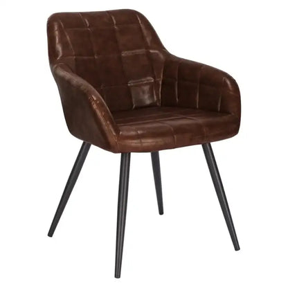 BukkitBow - Eetkamerstoel - Lederen/Stoffen/Linnen Stoel - Comfortabel & Ergonomisch - Stevig & Duurzaam - Zithoogte: 47CM