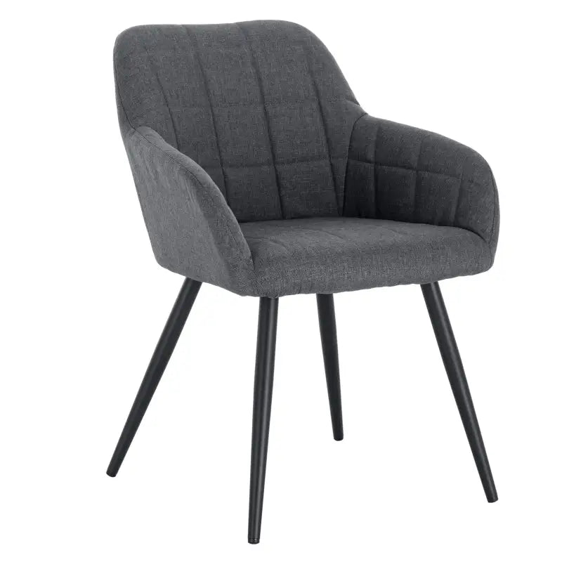 BukkitBow - Eetkamerstoel - Lederen/Stoffen/Linnen Stoel - Comfortabel & Ergonomisch - Stevig & Duurzaam - Zithoogte: 47CM