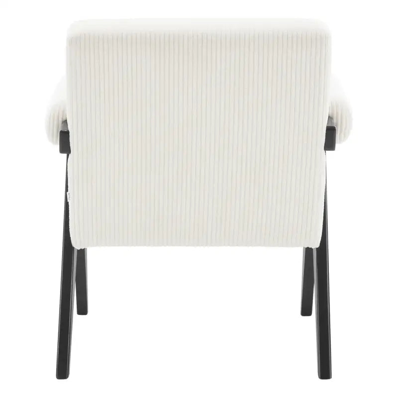 BukkitBow - Fauteuil van Corduroy - Rubberwood Poten - Comfortabel Design - Modern Middeleeuws Stijl