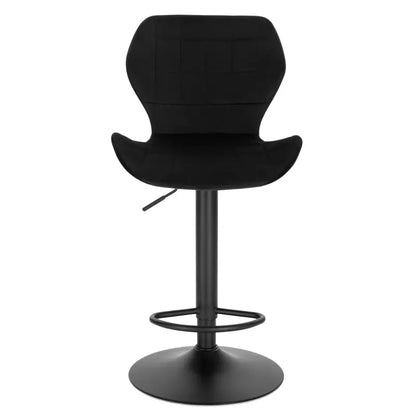 BukkitBow - Fluwelen Barkruk - Verstelbaar en Draaibaar - Comfortabel en Stijlvol - Zithoogte: 60-82CM