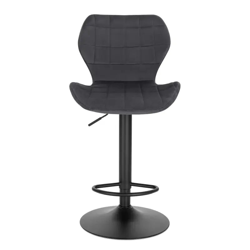 BukkitBow - Fluwelen Barkruk - Verstelbaar en Draaibaar - Comfortabel en Stijlvol - Zithoogte: 60-82CM