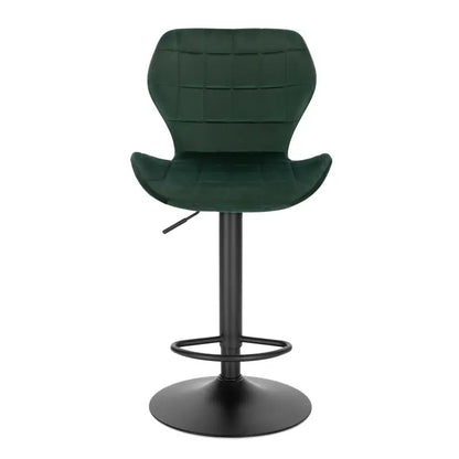 BukkitBow - Fluwelen Barkruk - Verstelbaar en Draaibaar - Comfortabel en Stijlvol - Zithoogte: 60-82CM