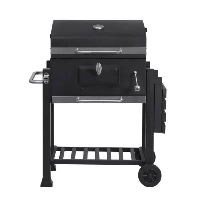 BukkitBow Houtskoolbarbecue Van Staal Met Twee Grillroosters Verplaatstbaar Barbeque BukkitBow