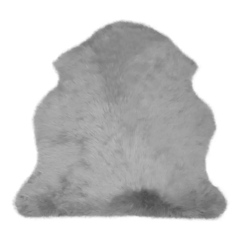 BukkitBow - Lamsvacht / Schapenvacht - 95% Polyester - Verschillende Maten - Licht Grijs - 6cm Dik - Wasbaar