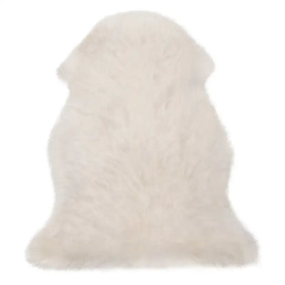 BukkitBow - Lamsvacht / Schapenvacht - 95% Polyester - Verschillende Maten - Wit - 6cm Dik - Wasbaar