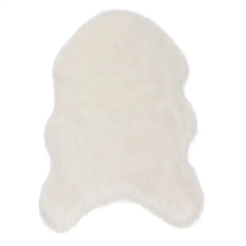 BukkitBow - Lamsvacht / Schapenvacht - 95% Polyester - Verschillende Maten - Wit - 6cm Dik - Wasbaar