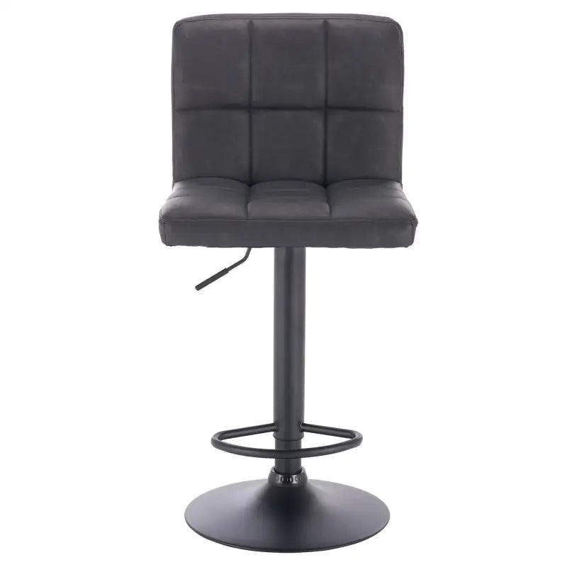 BukkitBow - Moderne Barkruk - Kunstleer en Metaal - Ergonomisch & Stevig - 120 kg Draagkracht - Verstelbaar & 360° Draaibaar