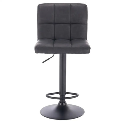 BukkitBow - Moderne Barkruk - Kunstleer en Metaal - Ergonomisch & Stevig - 120 kg Draagkracht - Verstelbaar & 360° Draaibaar