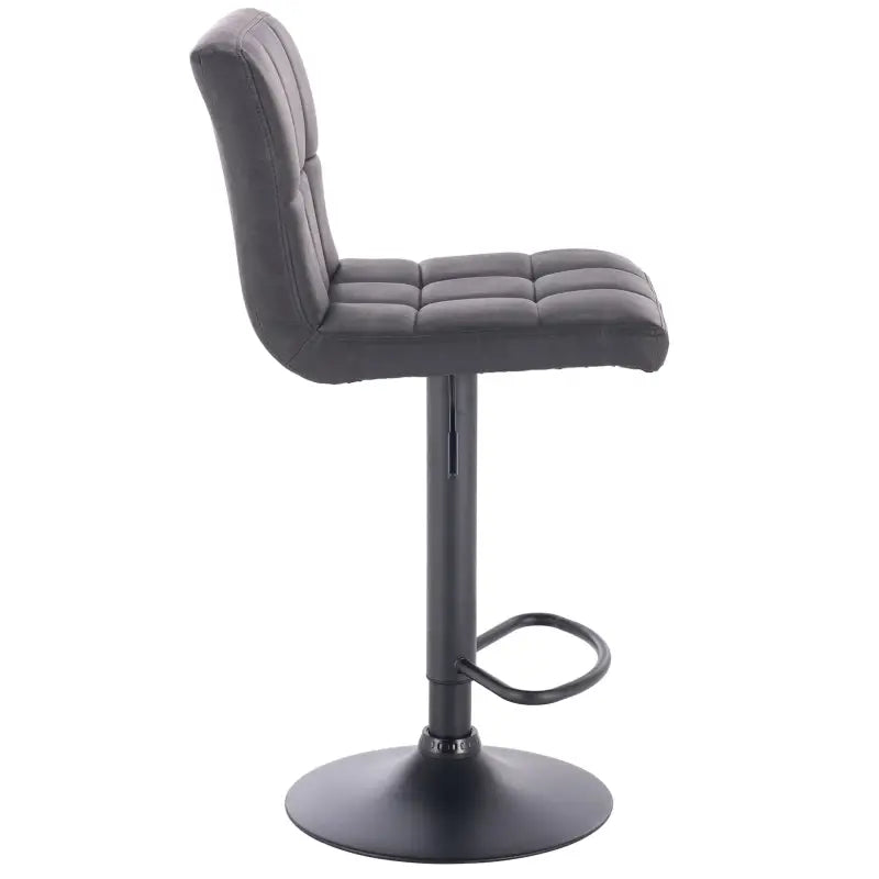 BukkitBow - Moderne Barkruk - Kunstleer en Metaal - Ergonomisch & Stevig - 120 kg Draagkracht - Verstelbaar & 360° Draaibaar