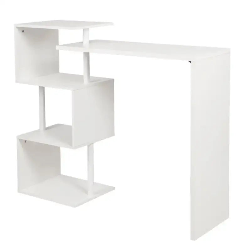 BukkitBow - Moderne Bartafel - Met Vakken - Wit, Zwart of Donkerbruin - Max Capaciteit: 100kg - 97.5x38cm Wit Wit Bartafel BukkitBow