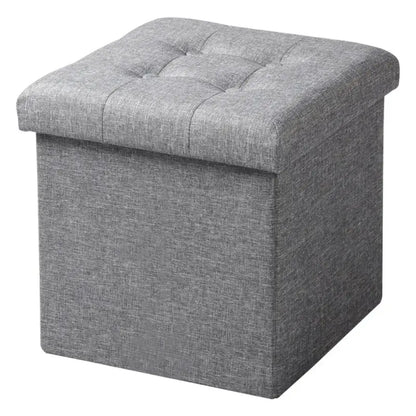 BukkitBow - Opbergkist / Zitbank - Veelzijdig Gebruik - Poef met Opbergruimte - Stabiele Constructie - 37.5x37.5x38CM