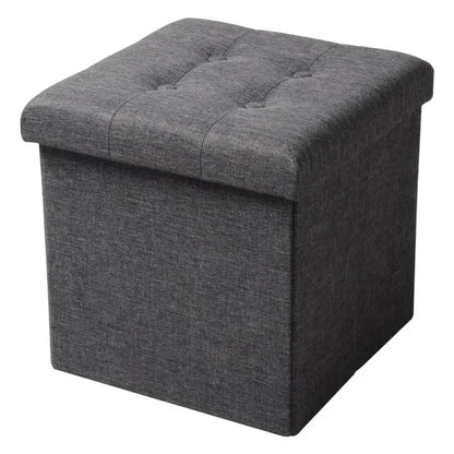 BukkitBow - Opbergkist / Zitbank - Veelzijdig Gebruik - Poef met Opbergruimte - Stabiele Constructie - 37.5x37.5x38CM