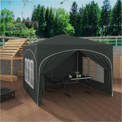 BukkitBow Partytent Met Zijwanden 300x300 Cm Opvouwbaar Waterdicht Tent partytent BukkitBow