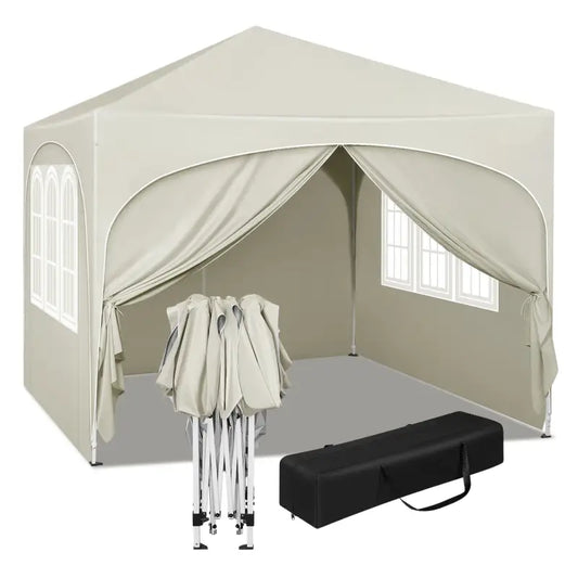 BukkitBow Partytent Met Zijwanden 300x300 Cm Opvouwbaar Waterdicht Tent partytent BukkitBow