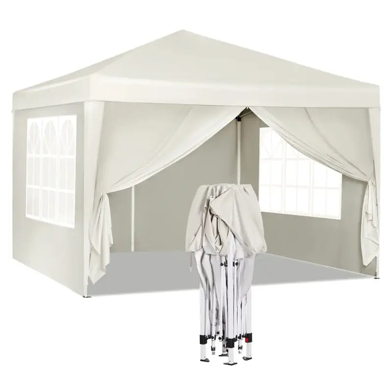 BukkitBow Opvouwbare Partytent Met Zijwanden 3x3 Meter Waterdicht Weersbestendig partytent BukkitBow