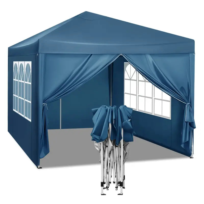 BukkitBow Opvouwbare Partytent Met Zijwanden 3x3 Meter Waterdicht Weersbestendig partytent BukkitBow