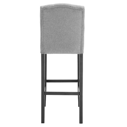 BukkitBow - Set Barkrukken - Linnen en Massief Houten Poten - Ergonomisch en Veerkrachtig - Zithoogte: 80CM