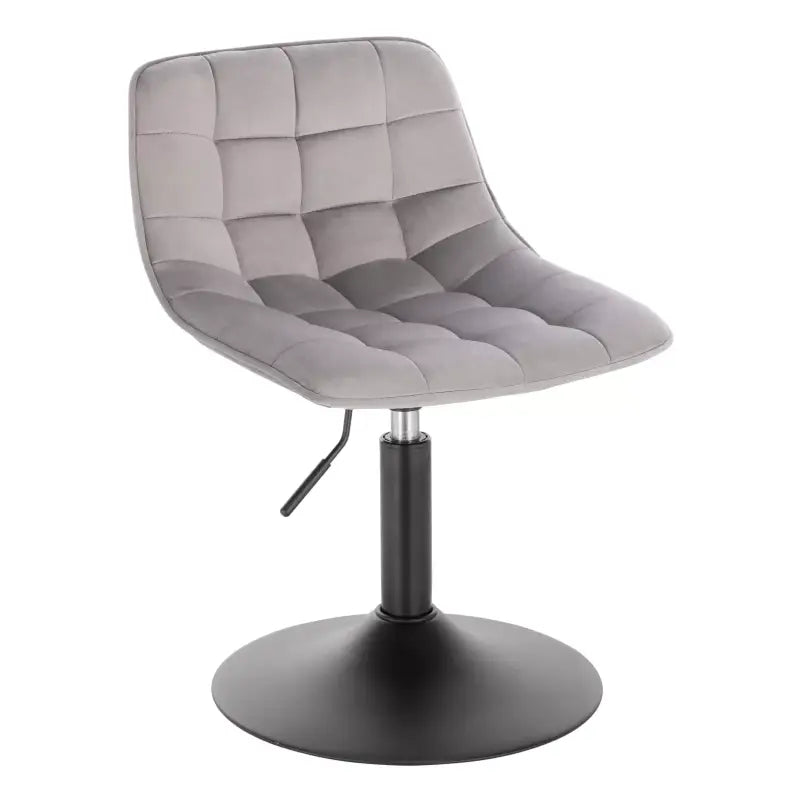 BukkitBow - Verstelbare Barkruk Fluweel - Staal Frame - Ergonomisch met Rugleuning - 120kg Draagvermogen - Zithoogte: 38-49.5CM