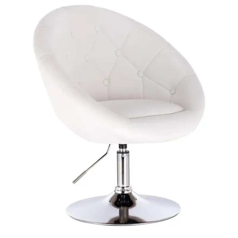 BukkitBow - Verstelbare Barkruk / Relaxstoel - Verchroomd Staal met Synthetisch Leer of Fluweel - Ergonomisch met Armsteun - Zithoogte: 45-57CM Barkruk BukkitBow