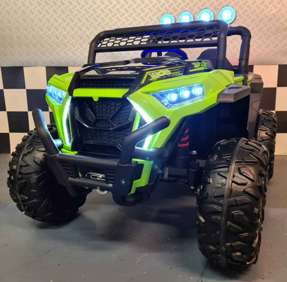 Elektrische kinderbuggy 12 volt groen