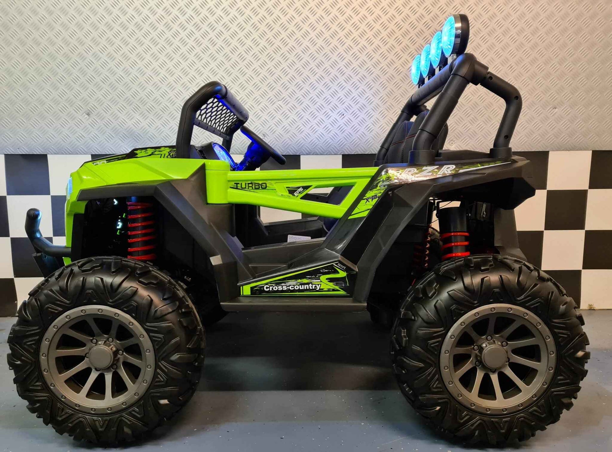 Elektrische kinderbuggy 12 volt groen