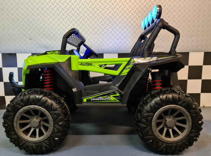 Elektrische kinderbuggy 12 volt groen