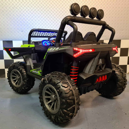 Elektrische kinderbuggy 12 volt groen