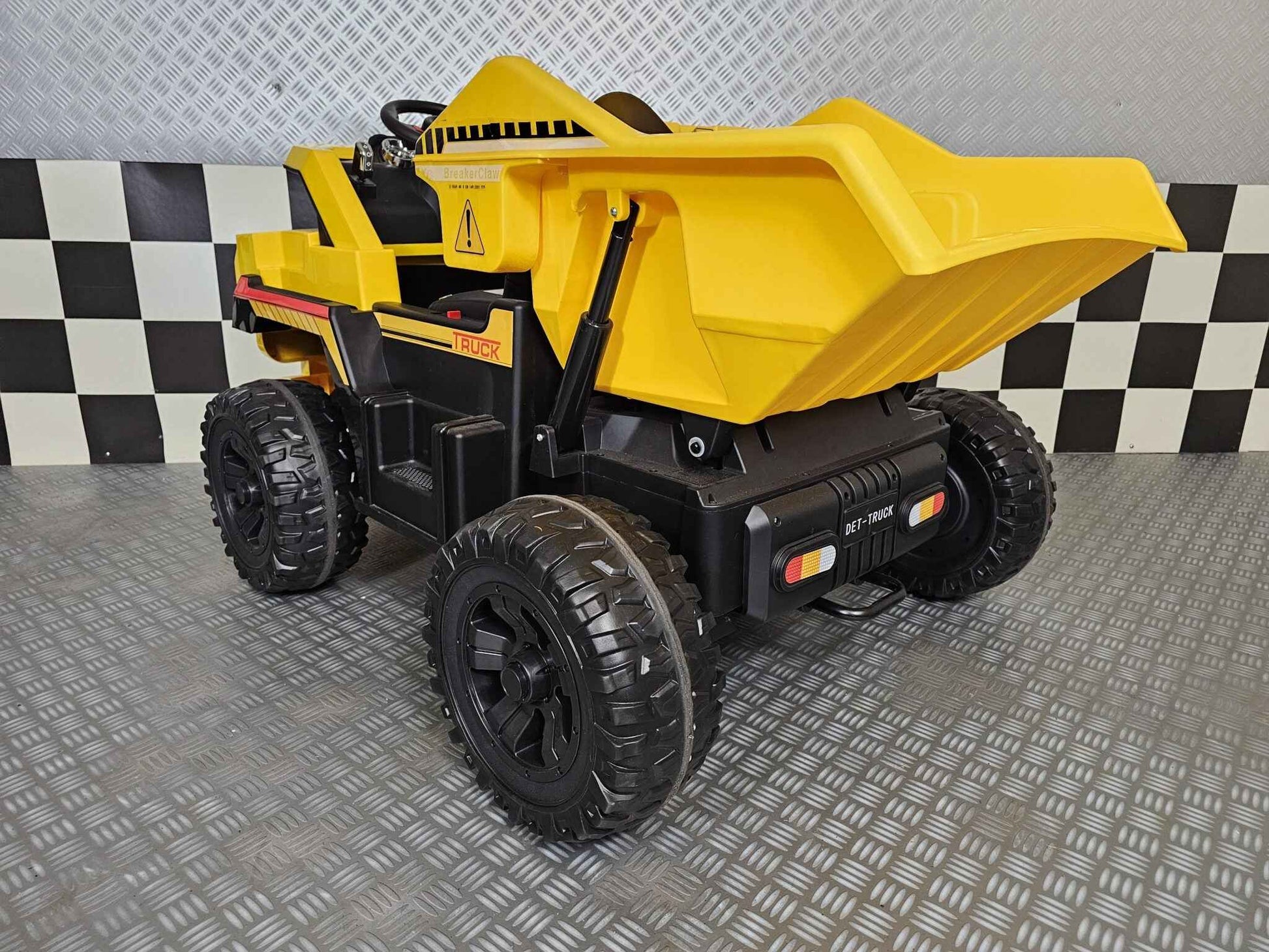 Elektrische kiepwagen voor kinderen met afstandsbediening