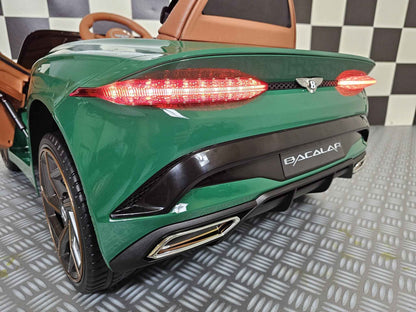 Kinderauto Bentley Bacalar 12 volt metallic groen