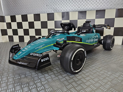 Aston Martin Formule 1 kinderauto 24 volt