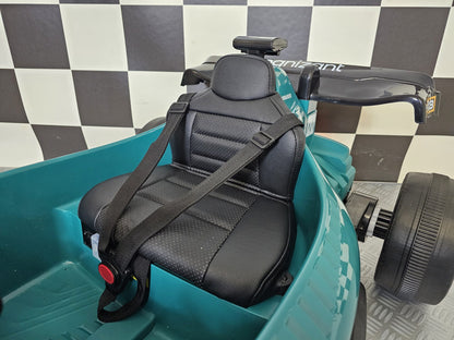 Aston Martin Formule 1 kinderauto 24 volt