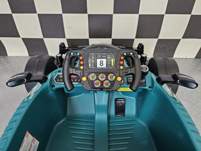 Aston Martin Formule 1 kinderauto 24 volt
