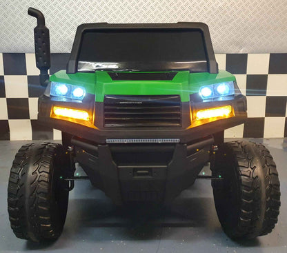 Gator Kids Jeep Farmer Truck 6x6 voor 2 kinderen 12 volt met afstandsbediening