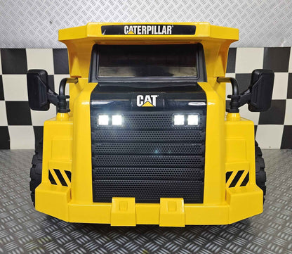 Caterpillar kinder kiepwagen 12 volt