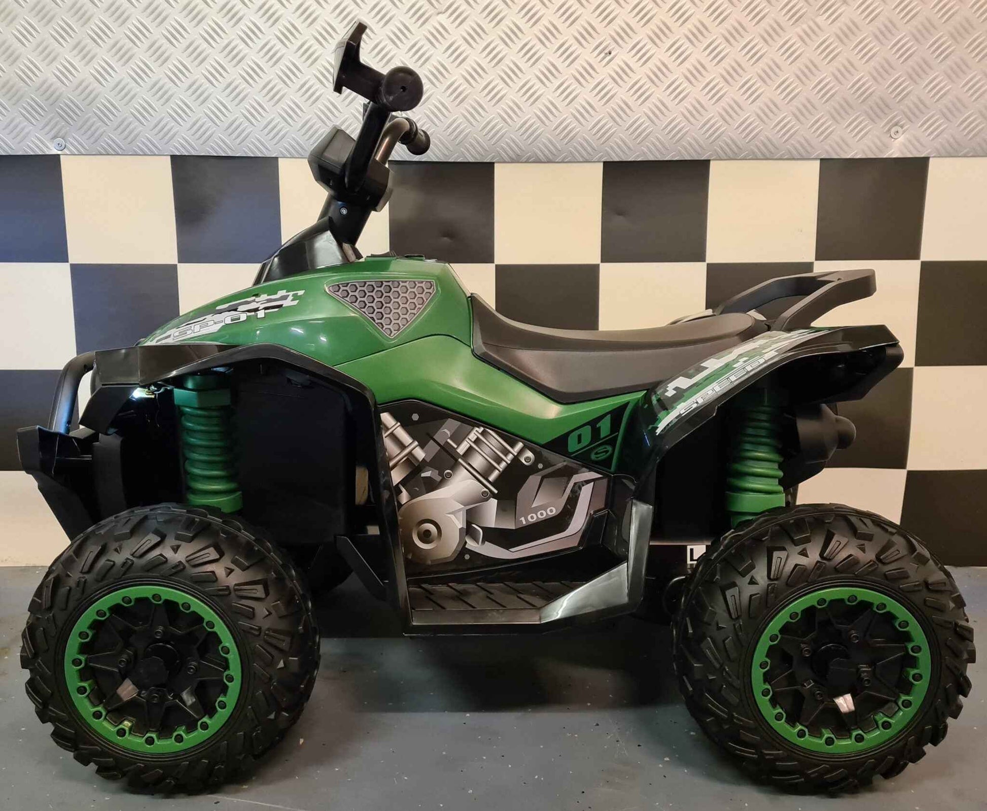 Kinderquad Phyton camouflage 12-volt