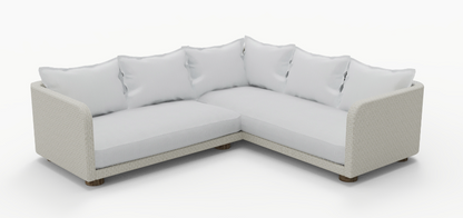 Droppery Nayan Lounge Hoekset - Staal Poeder gecoat Oester -