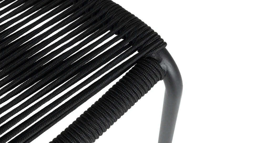 Droppery Novara Stapelbare Bijzetstoel - Staal Zwart (set van 4) - Furniture > Chairs