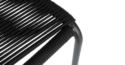 Droppery Novara Stapelbare Bijzetstoel - Staal Zwart (set van 4) - Furniture > Chairs