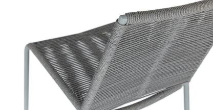 Droppery Novara Stapelbare Bijzetstoel - Staal Lichtgrijs (set van 4) -