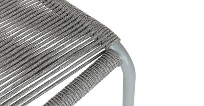 Droppery Novara Stapelbare Bijzetstoel - Staal Lichtgrijs (set van 4) -