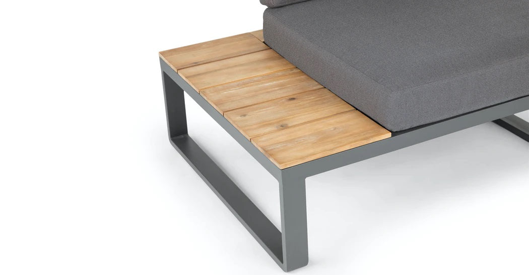 Droppery Albufeira Modulaire Lounge Hoek Set - Alu Antraciet -