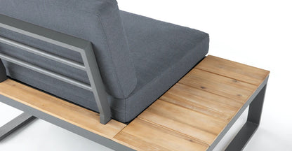 Droppery Albufeira Modulaire Lounge Hoek Set - Alu Antraciet -