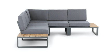Droppery Albufeira Modulaire Lounge Hoek Set - Alu Antraciet -