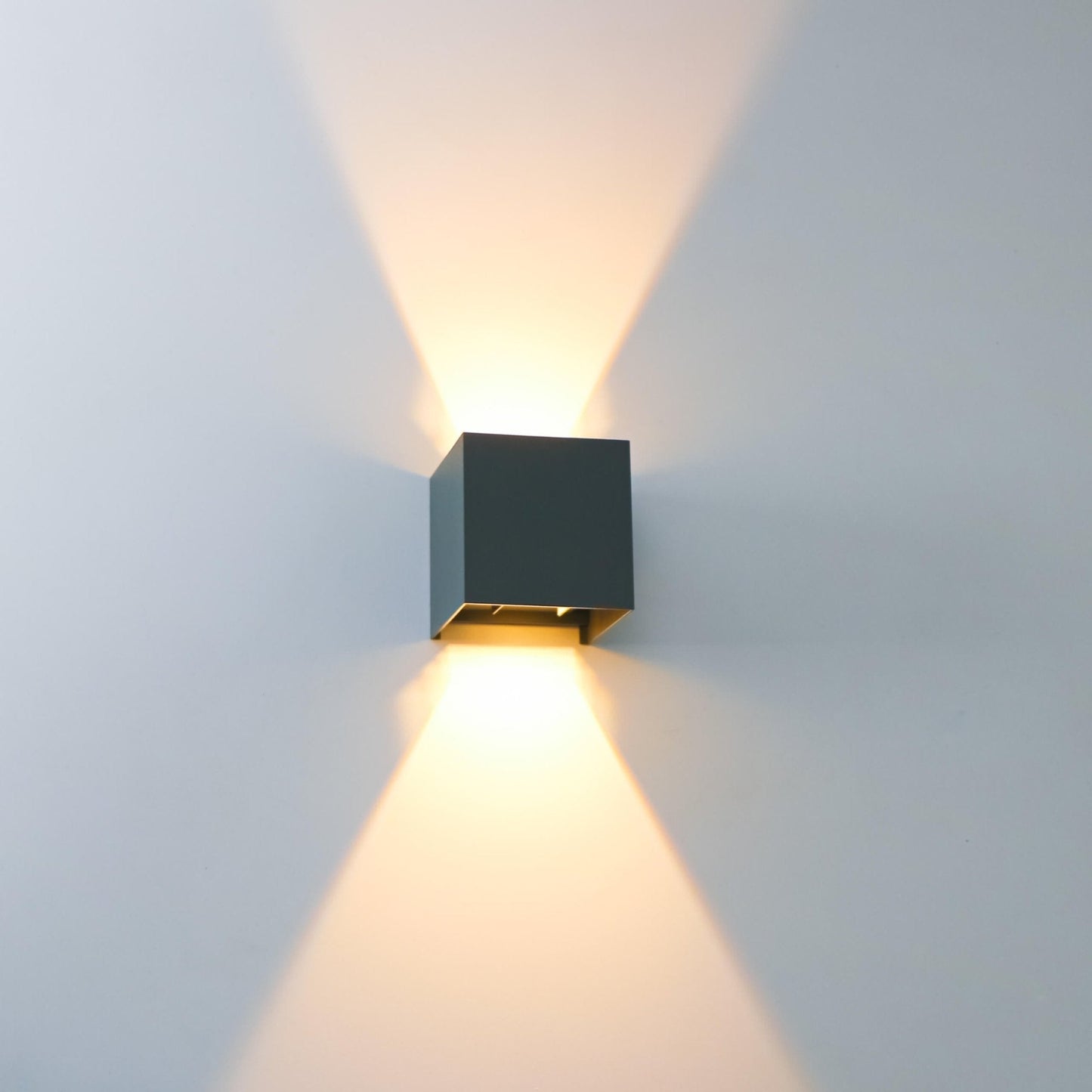 LED's Light Kubus LED Wandlamp voor buiten - Omhoog&Omlaag licht - IP65 - Antraciet