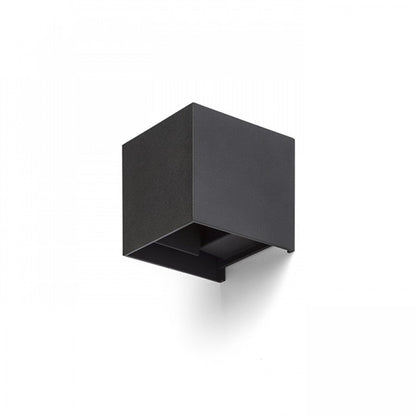 LED's Light Kubus LED Wandlamp voor buiten - Omhoog&Omlaag licht - IP65 - Zwart