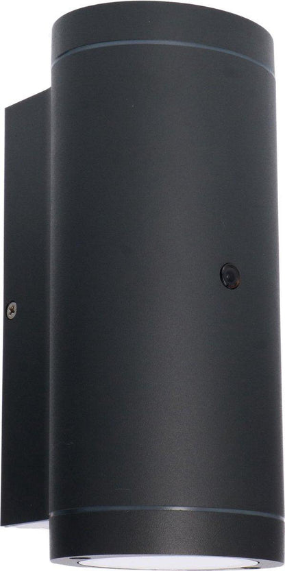 LED's Light Up & Down LED Buitenlamp met Dag/Nacht sensor - IP44 waterdicht - GU10 fitting - Model Venezia - Antraciet