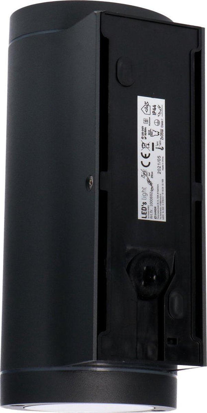 LED's Light Up & Down LED Buitenlamp met Dag/Nacht sensor - IP44 waterdicht - GU10 fitting - Model Venezia - Antraciet